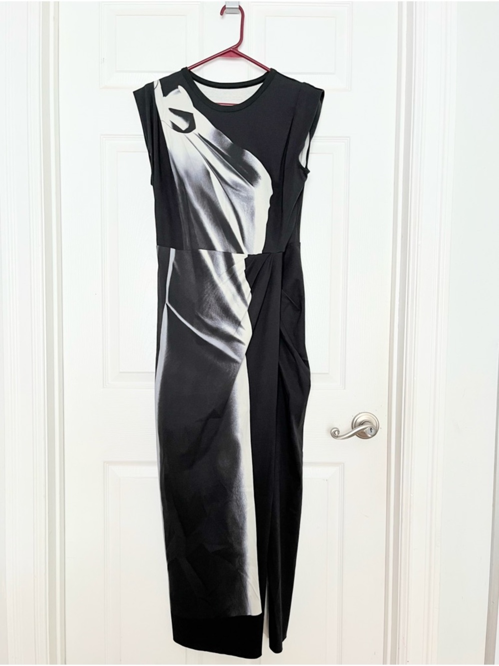 Dresses / JNBY Washed-Denim-Print Sleeveless Dress Size L